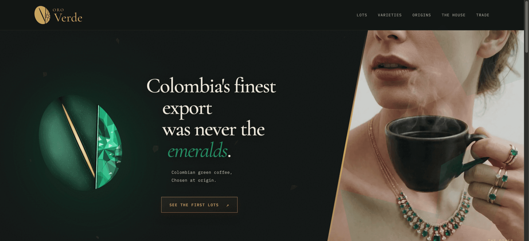 Oro Verde - Colombian specialty green coffee